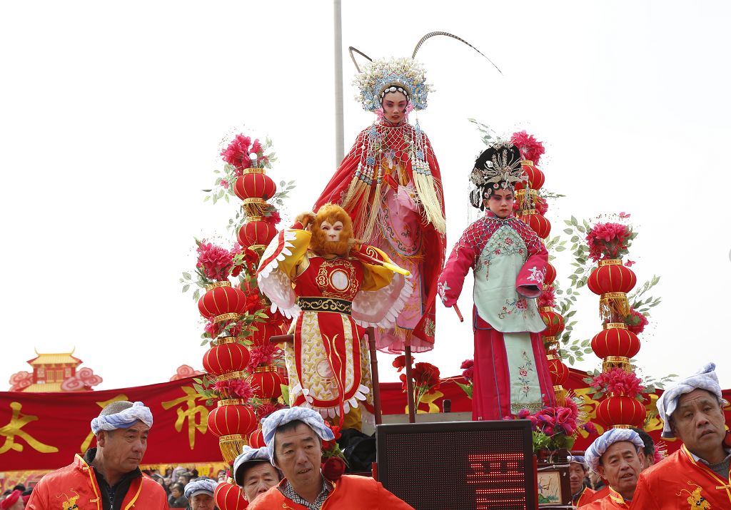 大同社火震撼现场纪实