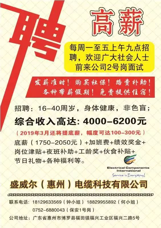 金带镇最新招聘信息汇总