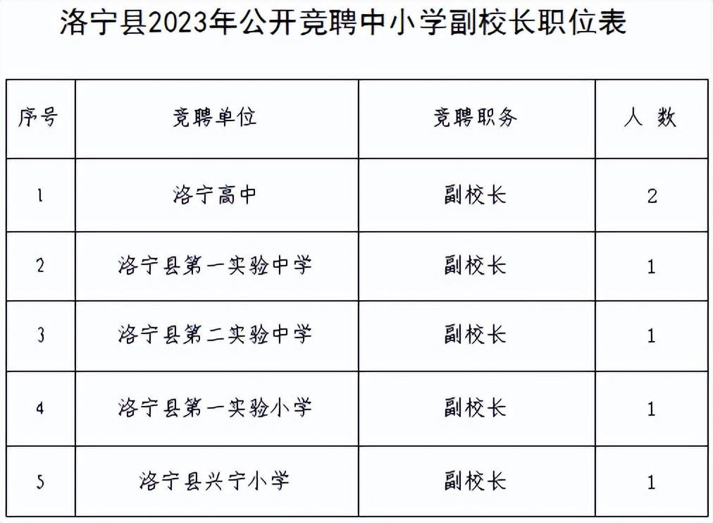 宁陵县小学最新招聘概况速递